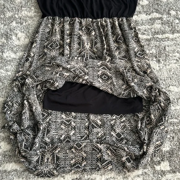 Just Be black and tan tribal maxi dress - Picture 2 of 7